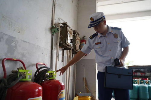 鎮遠消防檢查易燃易爆場所嚴防安全 防火線